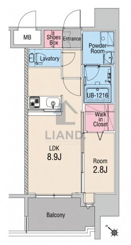 エンクレスト博多LIBERTY　住吉小学校区の間取り|エンクレスト博多LIBERTY