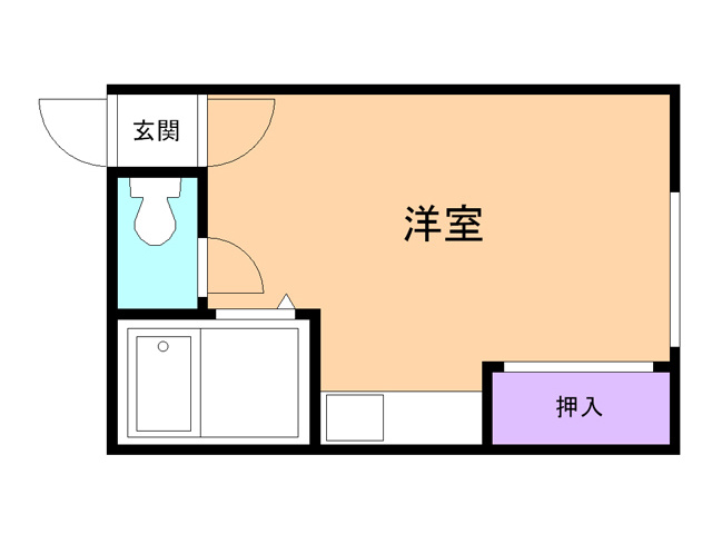 ハイツアラジンの間取り