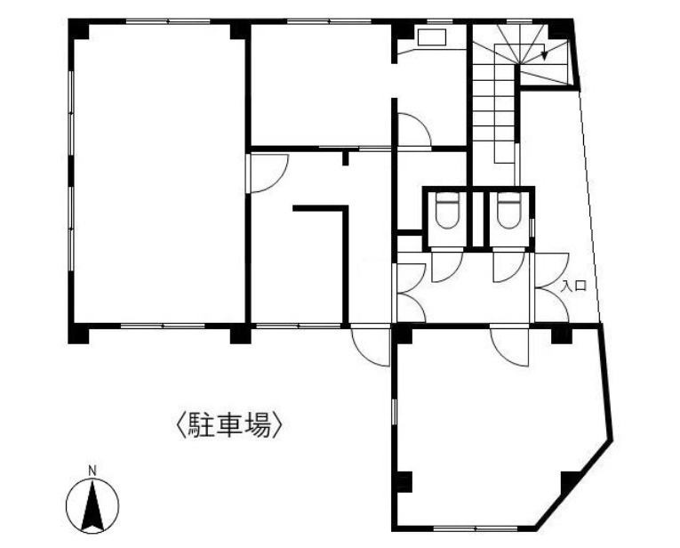 八王子市万町の倉庫の間取り