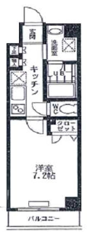 メゾンベールの間取り|間取りです。