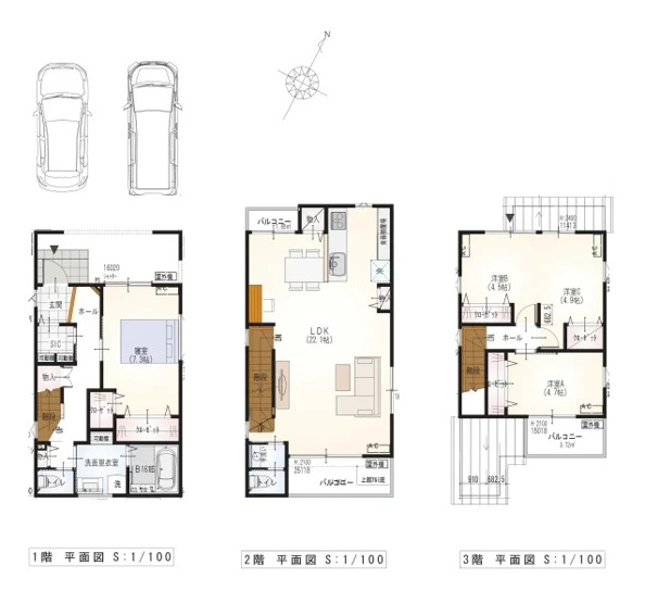 【間取り】 | 葵区西千代田町4期　新築戸建　2号地
