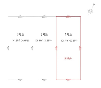 【区画図】 | 葵区西千代田町4期　新築戸建　2号地