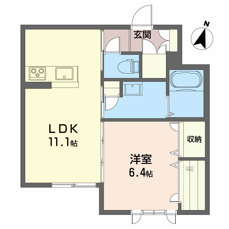 ゆいまーるの間取り