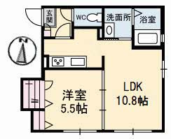 シャーメゾン アルフラットの間取り