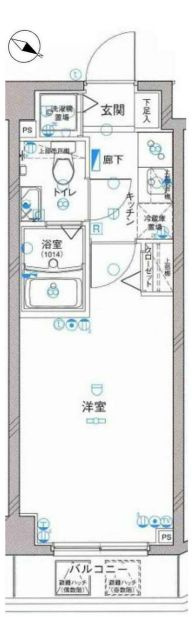 グリフィン・南蒲田アクトシティの間取り