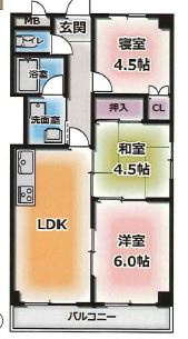 サンエール板宿の間取り