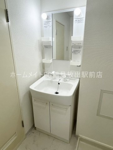 大阪市城東区放出西２丁目の賃貸マンションの独立洗面台