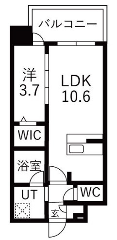 【間取り】 | D.Clarest長田駅前