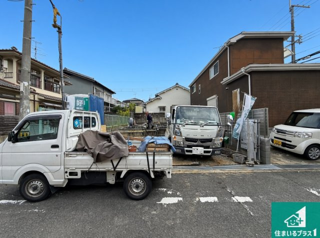 羽曳野市羽曳が丘西　新築一戸建ての外観|現在の進捗状況です！順調に作業進行中、完成が待ち遠しいです！詳細の間取り等、お気軽にお問い合わせください！