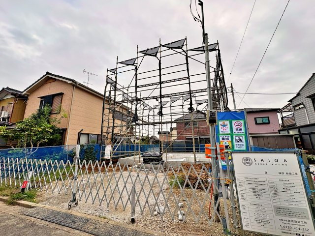 《仲介手数料半額》上尾市富士見第1の前面道路含む現地写真