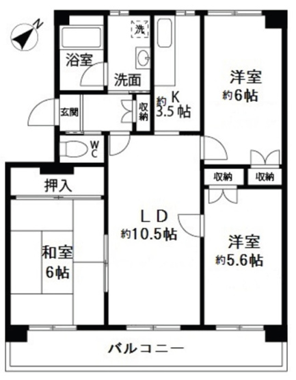 【間取り】 | シティハイツ砧