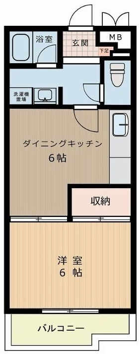 ドミシル池袋の間取り|間取りです。