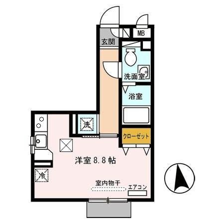 グローリア若葉台103の間取り