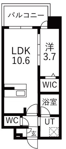 【間取り】 | D.Clarest長田駅前