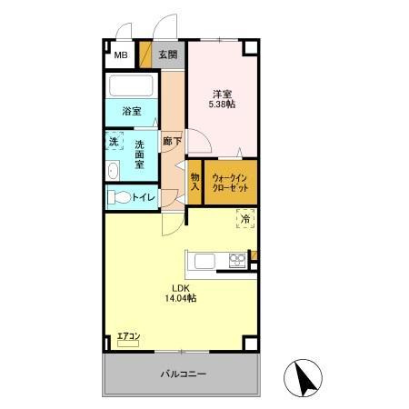 Wisteria（ウィスタリア）の間取り