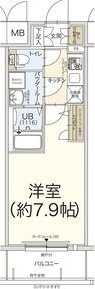 エスリード三宮旭通の間取り