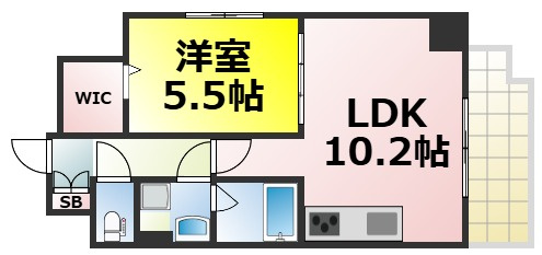 【間取り】 | ノーブルスクエア新町 仲介手数料無料