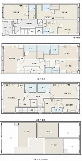 台東区台東２丁目のビルの間取り