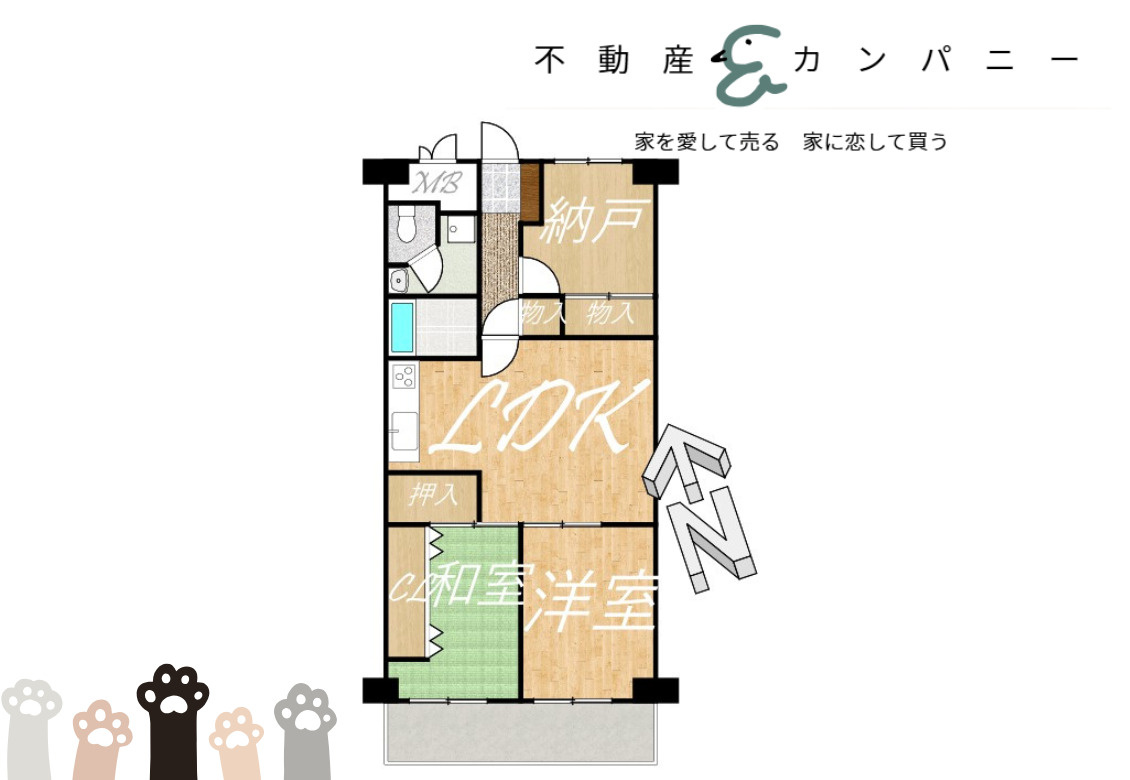 シャンッボール千舟の間取り