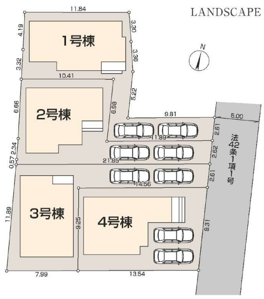中央町6丁目第4　全4棟　1号棟