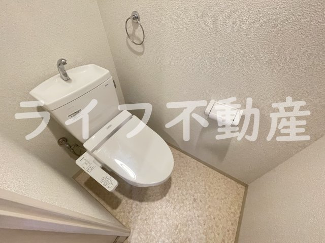 Ｍ’プラザ布施駅前参番館のトイレ|コンパクトで使いやすいトイレです