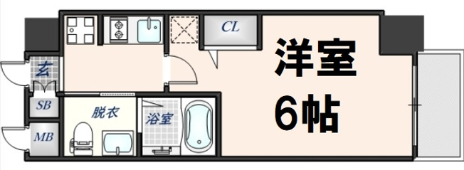 【間取り】 | エステムコート難波Ⅳアトリ