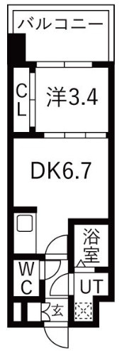 【間取り】 | D.Clarest長田駅前