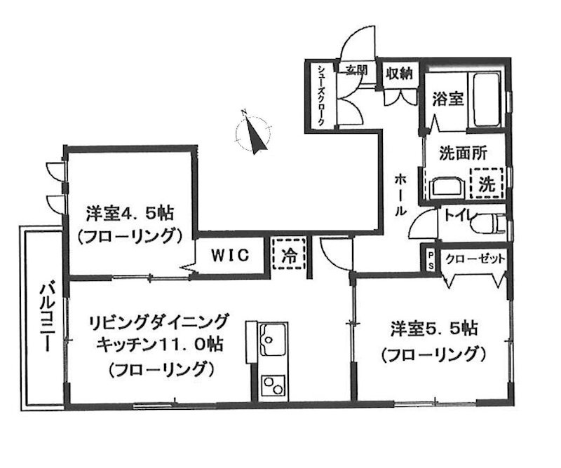 シーダウエスト の間取り