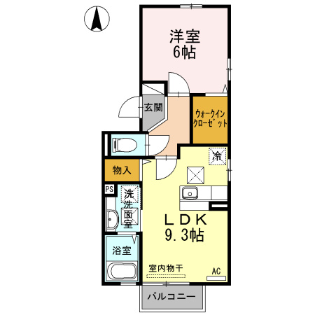 カーサクレアールの間取り