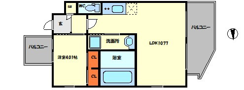 プレジオ関目の間取り|プレジオ関目　間取り