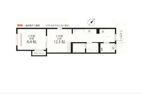 【間取り】 | ＱＵＩＥＴ　ＣＲＡＢ　ＨＯＵＳＥ　ＴＯＧＥＴＨＥＲ　磯子