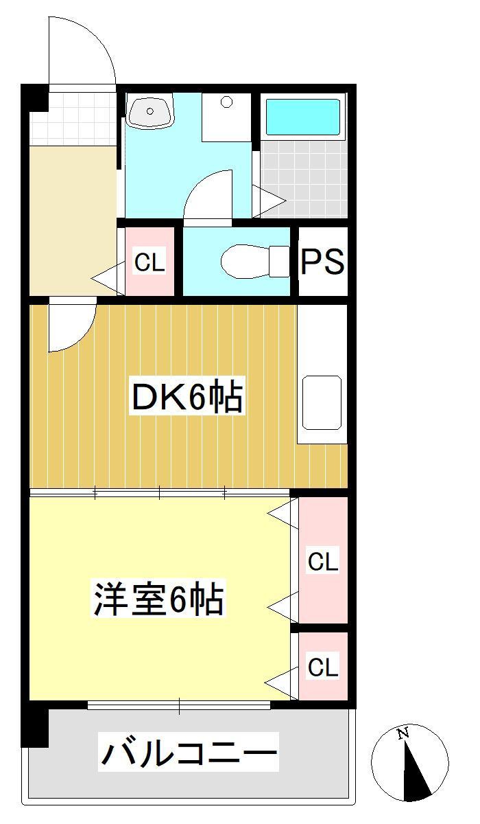 栗木第8ビルの間取り