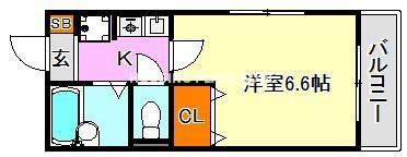 フレール奥須磨の間取り