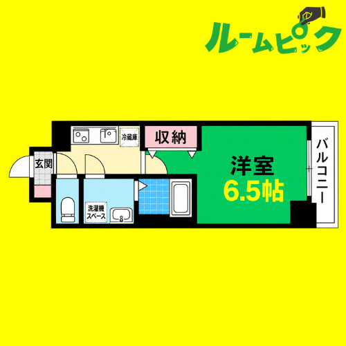 S-RESIDENCE今池arcana(アルカナ)　名古屋市賃貸　仲介手数料無料の間取り