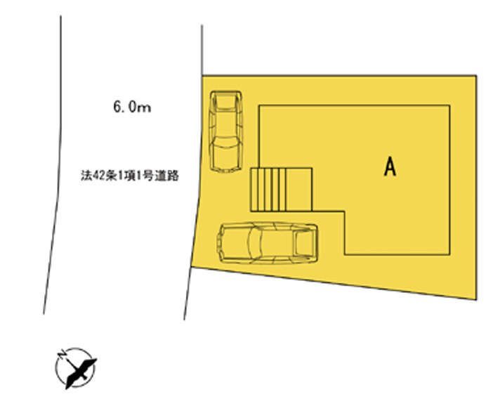 ■BESTie100■駐車2台♪前面道路6m以上×2駅利用可×対面式キッチンの区画図