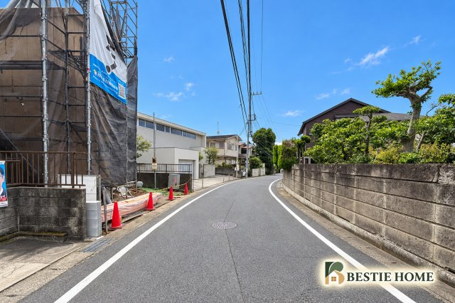 ●鷺沼駅　新築戸建の前面道路含む現地写真