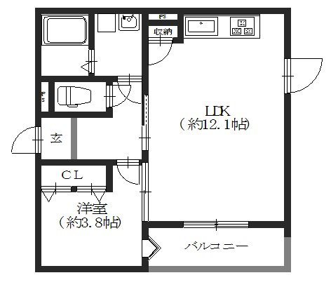 クローリス（Chloris）の間取り