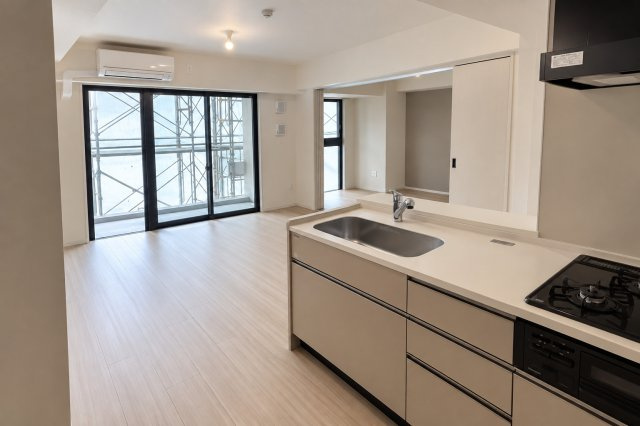 京都市下京区郷之町の賃貸マンションのキッチン