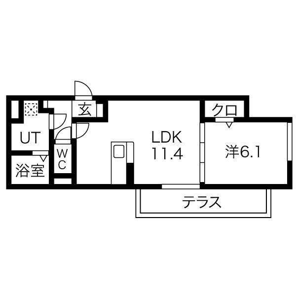 リーブル・エールの間取り