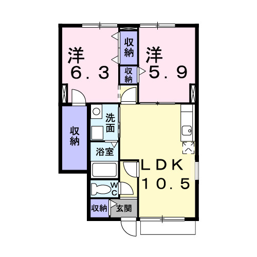 サンライズの間取り