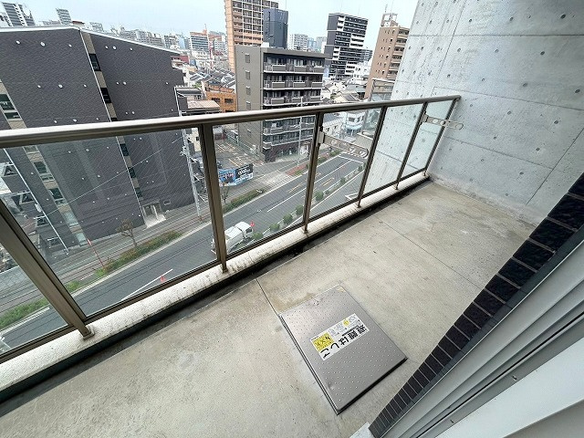セレブコート木川のバルコニー