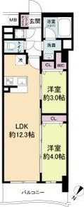 セレニテ神戸ミラクの間取り
