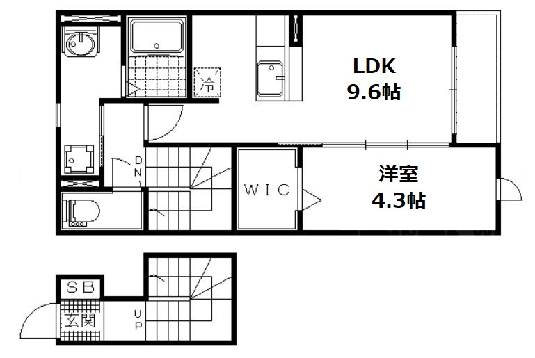 アクティ勧修の間取り