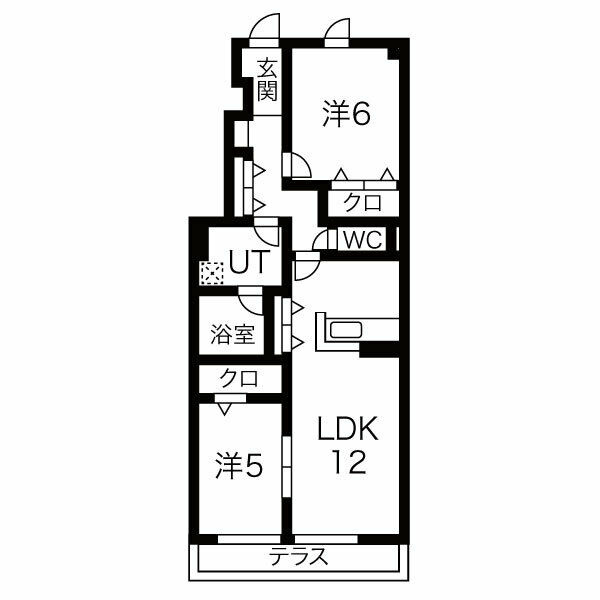 グランシャリオ京都南の間取り