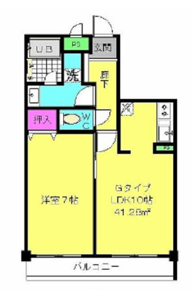 チェアーズ鵜の木の間取り|間取り　