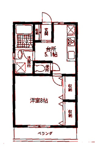 【間取り】 | ヴェール多摩川