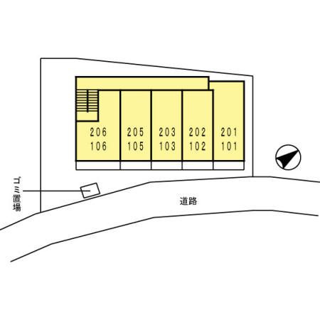 フレシアの区画図
