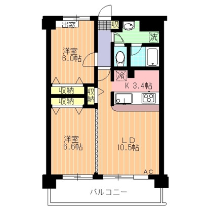 【間取り】 | メルヴェーユ調布