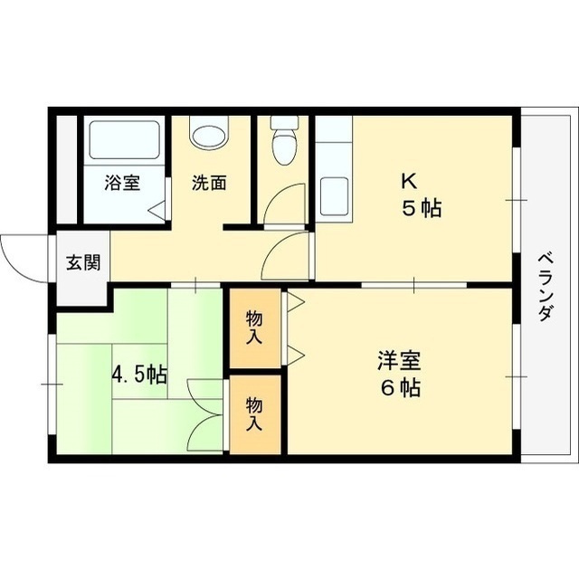 バウハウスの間取り
