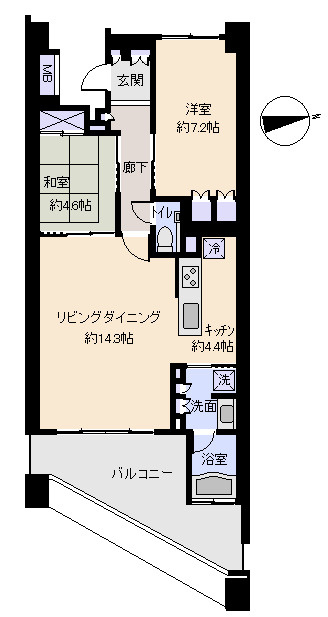 東急リゾートヴィラ熱海青翠の間取り